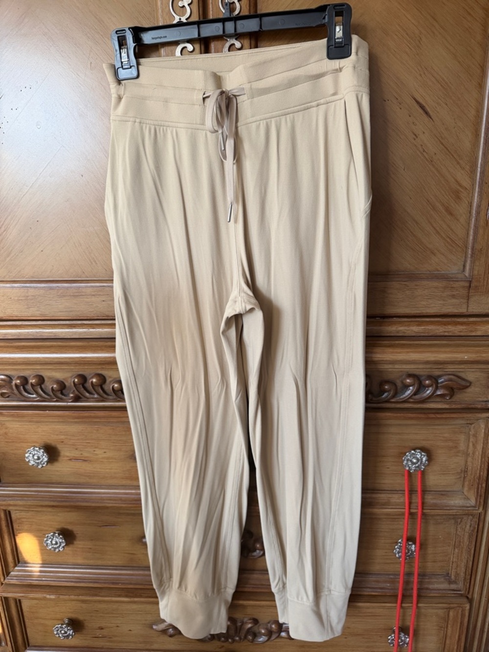 Lululemon Beige Drawstring Jogger Pants